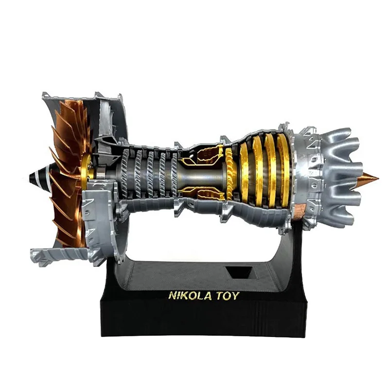NEW-TR900 Turbofan Engine Model Aircraft Engine Kit Turbojet Engine Model Adult Mechanical Science Education Toy