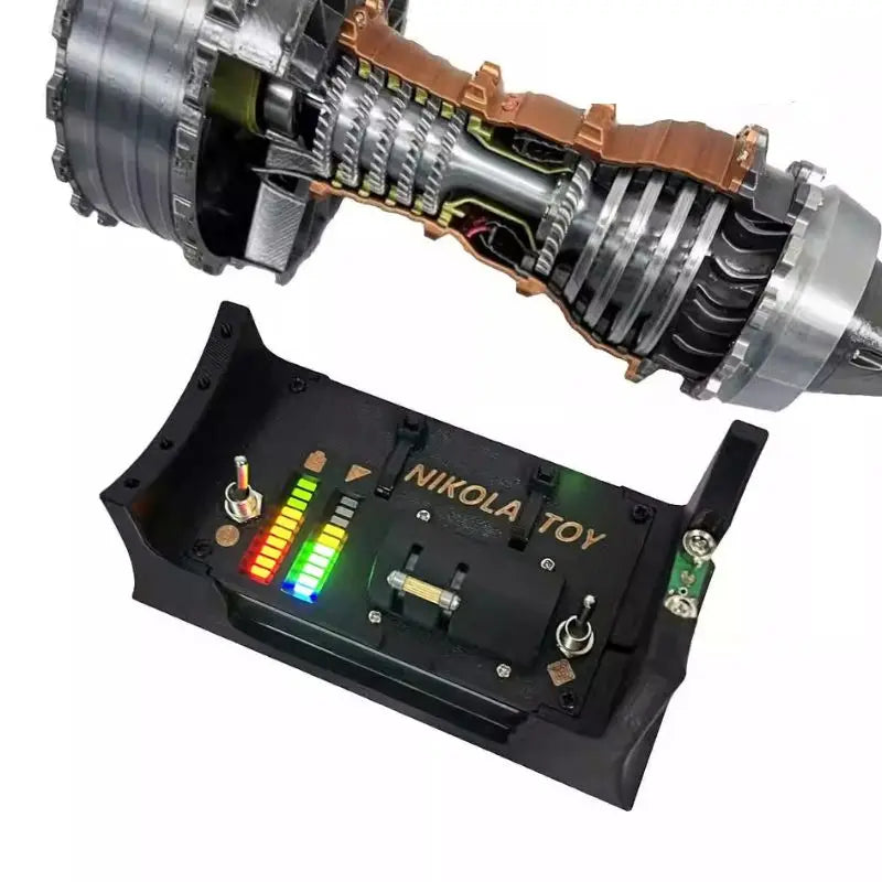 Aviation aircraft engine violent brushless motor super turbofan engine model decoration can start engine desktop decoration