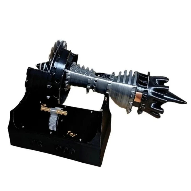 Upgrade TR900 Turbofan Engine Model DIY Assembly Kit High-speed Aircraft Jet Engine 3D Printing Experimental Toy - Finished