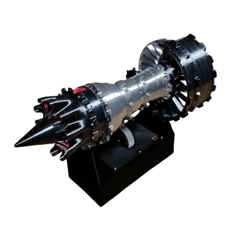 Upgrade TR900 Turbofan Engine Model DIY Assembly Kit High-speed Aircraft Jet Engine 3D Printing Experimental Toy - Finished