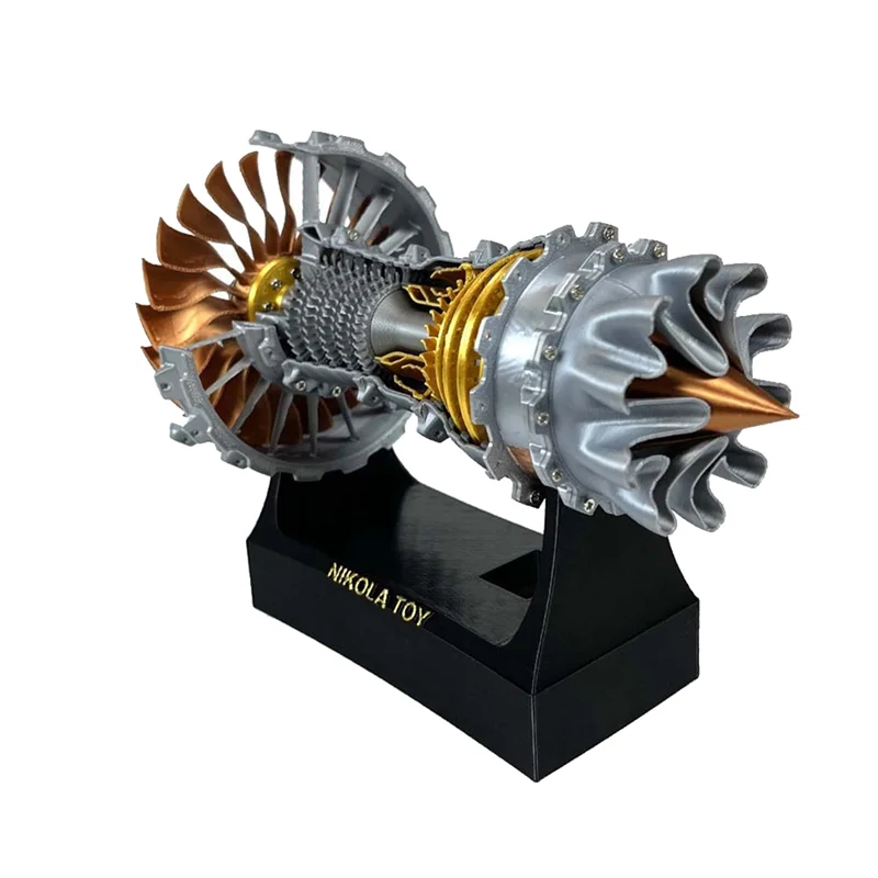 NEW-TR900 Turbofan Engine Model Aircraft Engine Kit Turbojet Engine Model Adult Mechanical Science Education Toy
