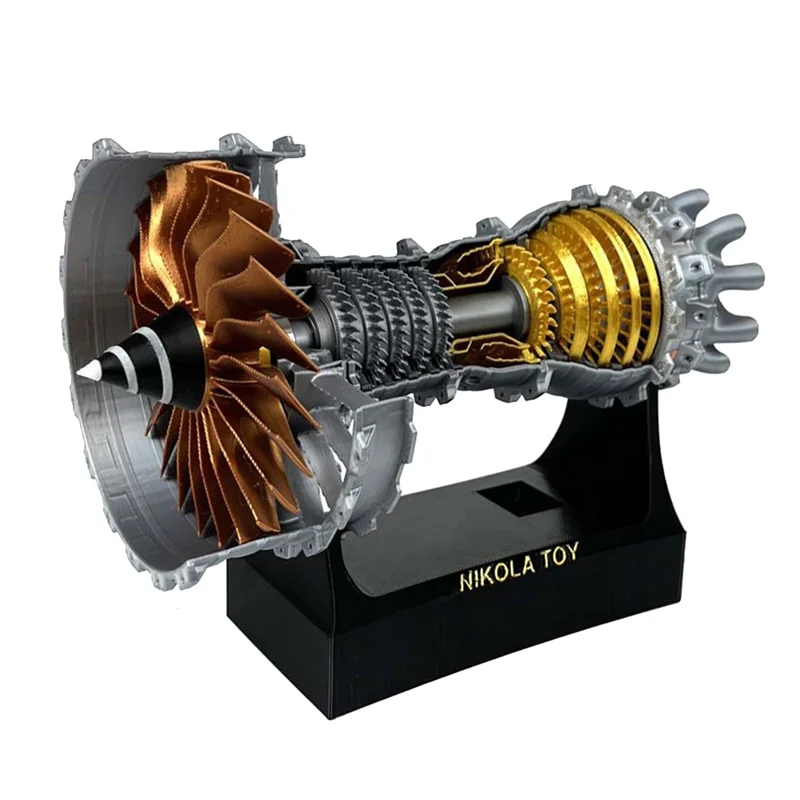 NEW-TR900 Turbofan Engine Model Aircraft Engine Kit Turbojet Engine Model Adult Mechanical Science Education Toy