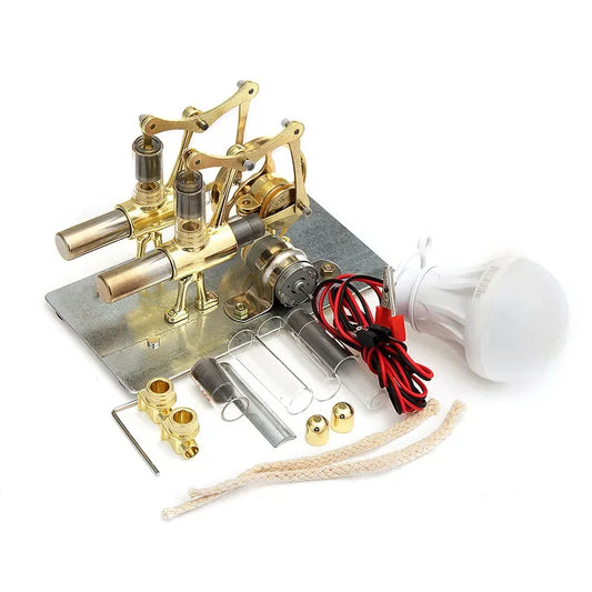Balance Stirling Engine Miniature Model Steam Power Technology Scientific Power Generation Experimental Toy