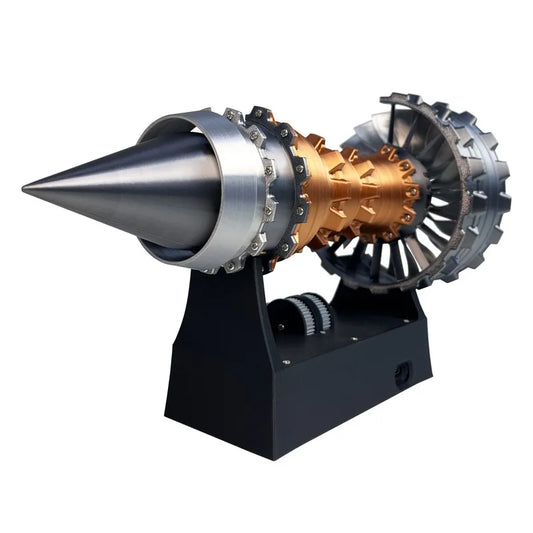 Rolls Royce Aircraft Turbofan Engine Model Science Experiment Jet Engine with Charging Function and Variable Speed