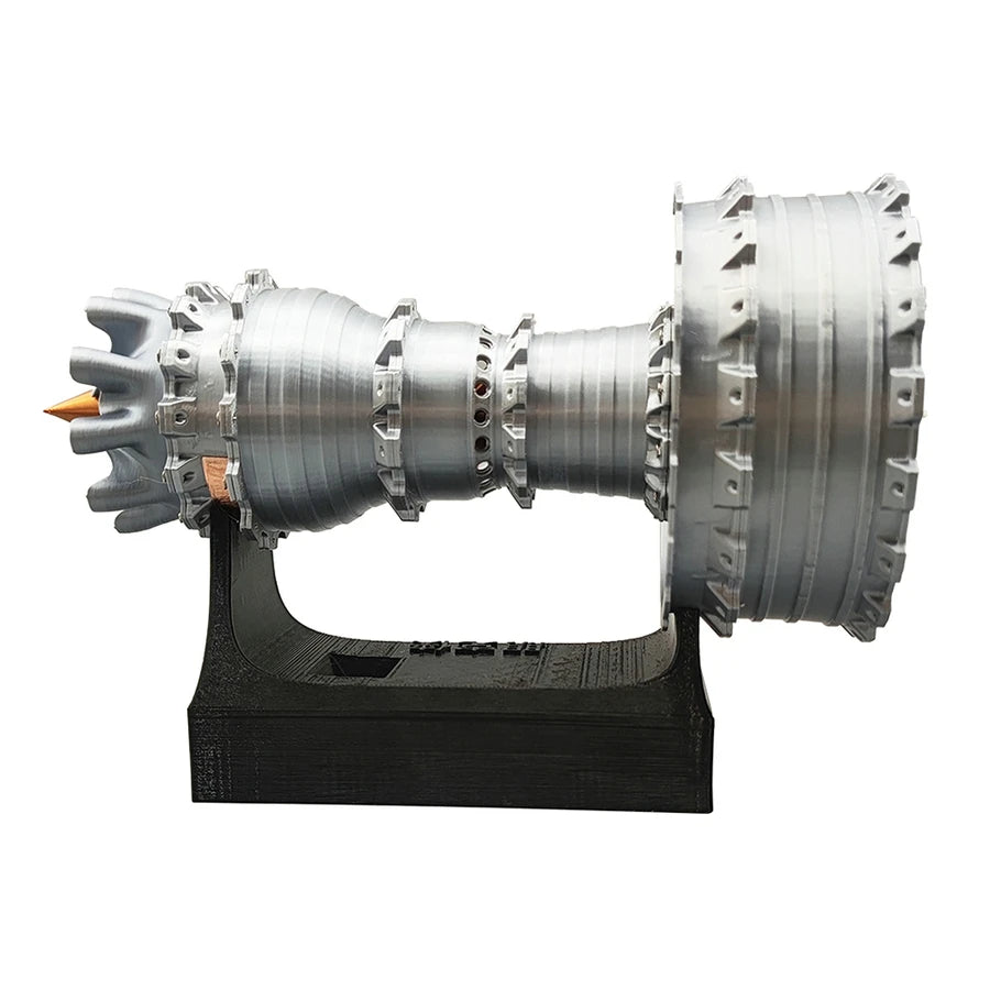 8.7" TR900 Turbofan Aircraft Engine 3D Printing Model Mini Turbo Fan Engine Assemble Aircraft Engine Model
