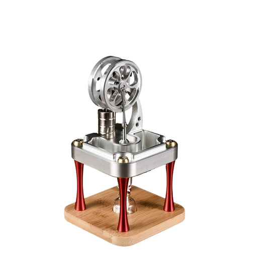 Stirling Engine Low Temperature Metal Power Cylinder Can Start High and Low Temperature Stirling Engine Model Toy Gift