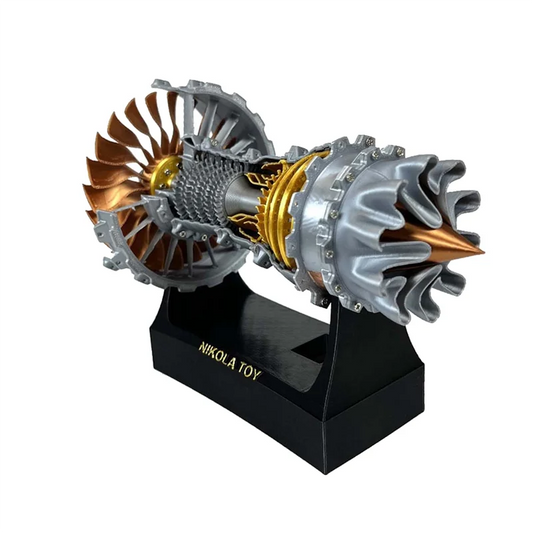 NEW-TR900 Turbofan Engine Model Aircraft Engine Kit Turbojet Engine Model Adult Mechanical Science Education Toy