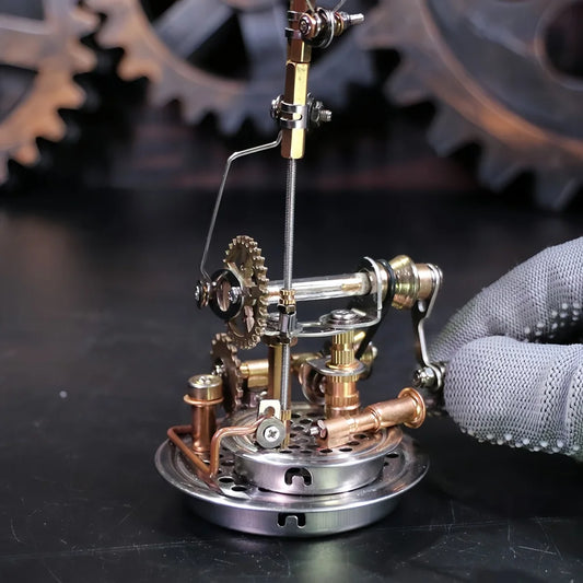 561PCS Steam flapping wing machine metal assembly model Steam punk 3D handmade puzzle high difficulty precision mechanical gift