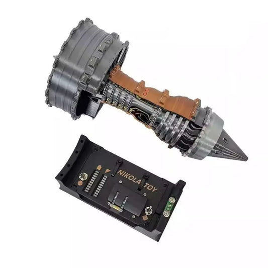 Aviation aircraft engine violent brushless motor super turbofan engine model decoration can start engine desktop decoration